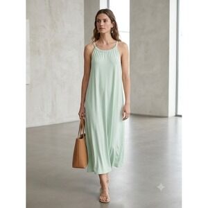 cos mint green dress | Dresses | Cos Blue Sleeveless Halter Maxi Size 2 This Dress Is Gorgeous party2025